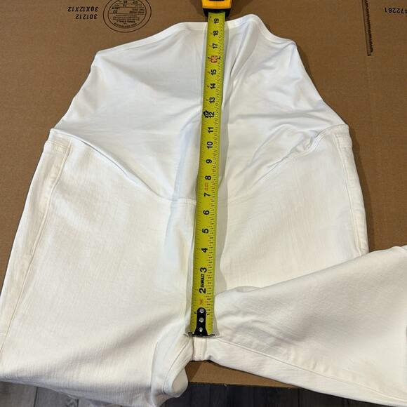 NWT J. Crew White maternity jean in signature stretch Slim Fit Full Length BR173 - Picture 12 of 14